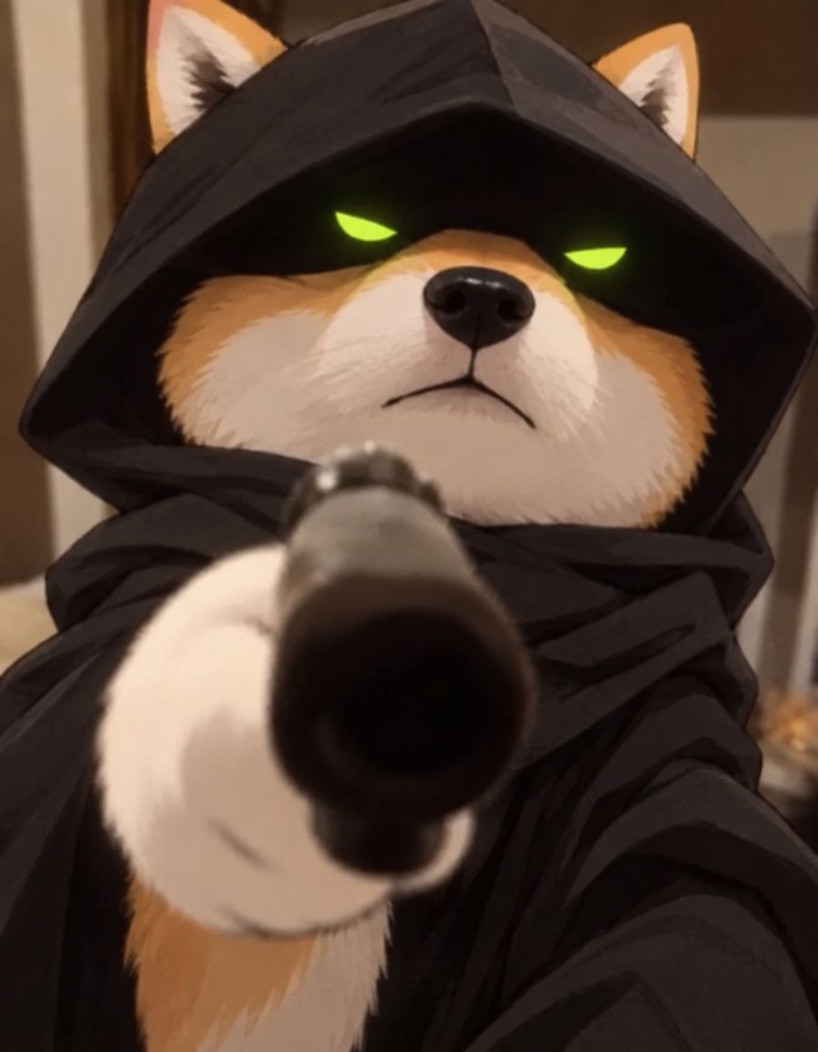 TAO WIF HOOD meme, down the barrel