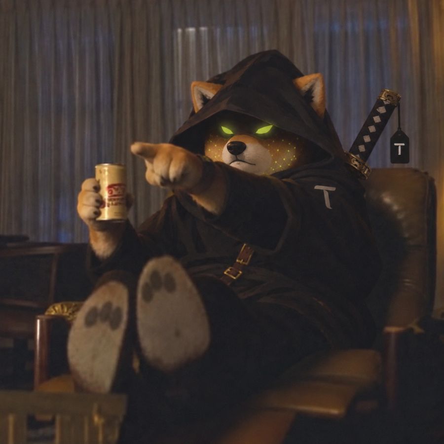 TAO WIF HOOD meme, pointing from the recliner