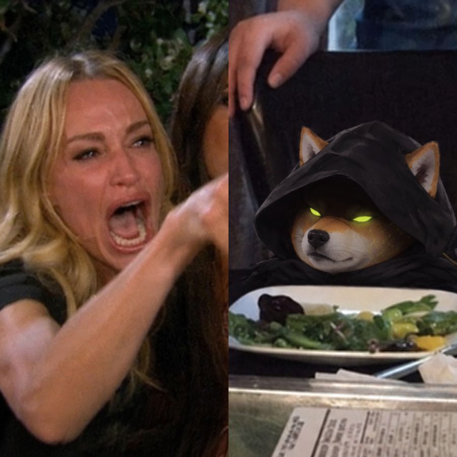 TAO WIF HOOD meme, yelling at the ronin